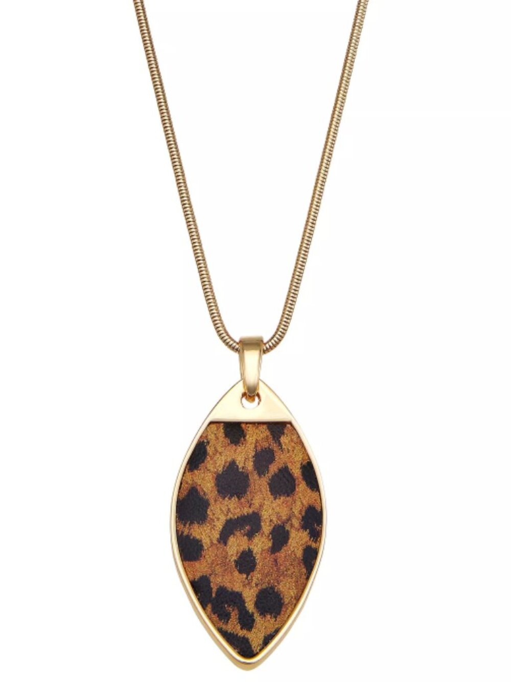 Nine West Leopard Necklace
